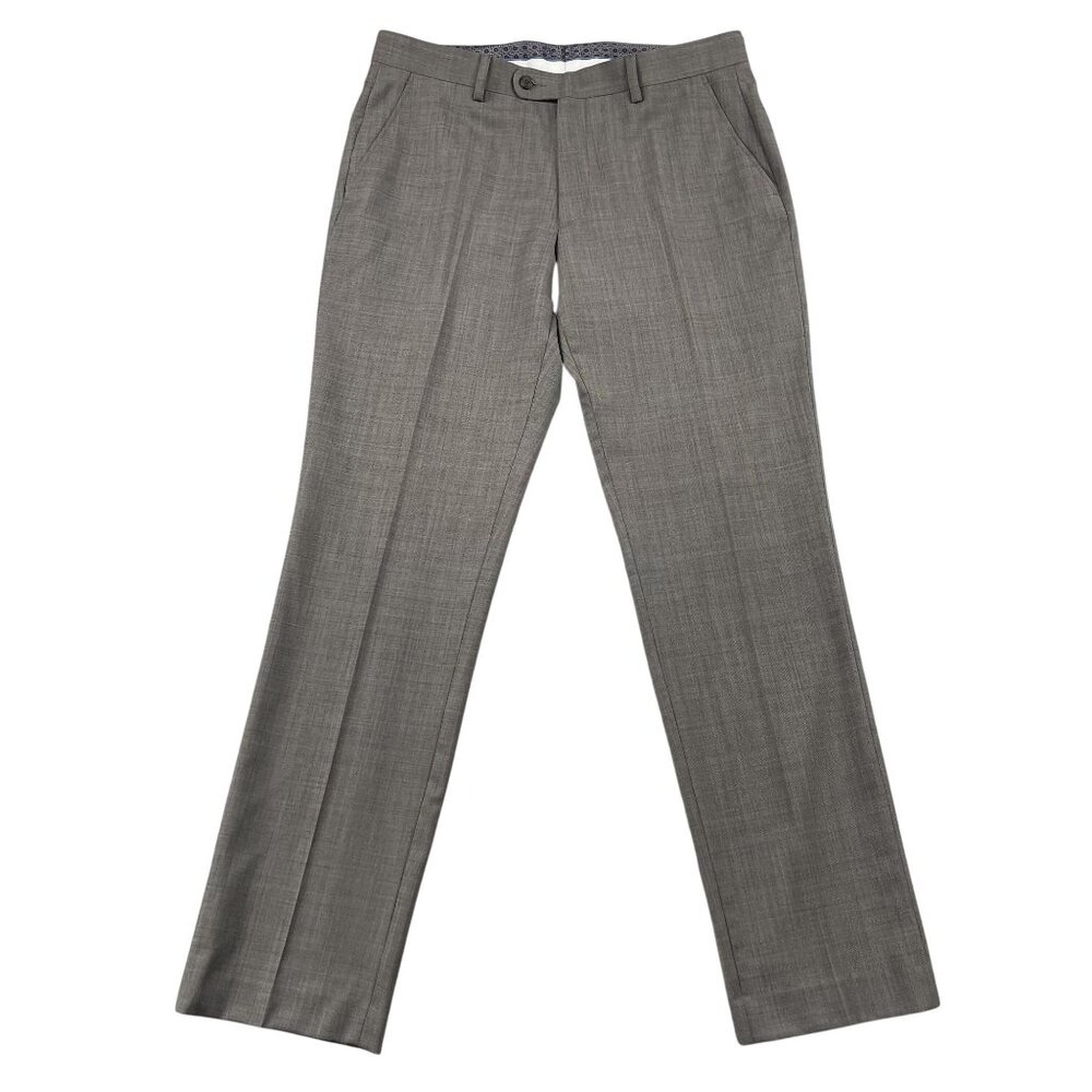 Original Penguin Chino Pants Mens‎ 34x32 Brown Wool Blend Formal Office